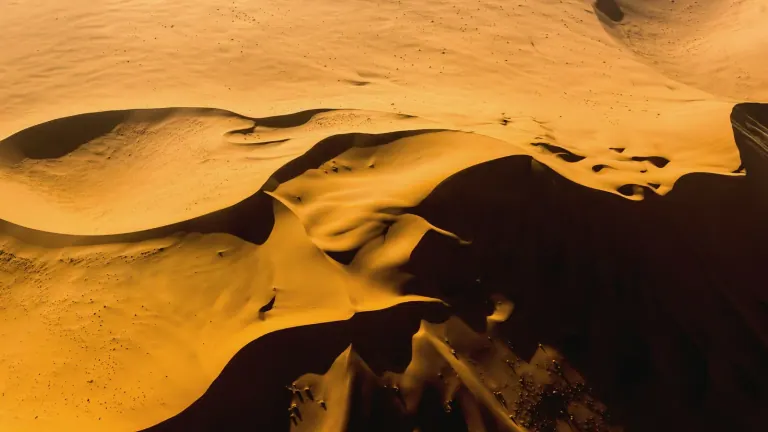 Sand dunes at Sossusvlei in Namibia